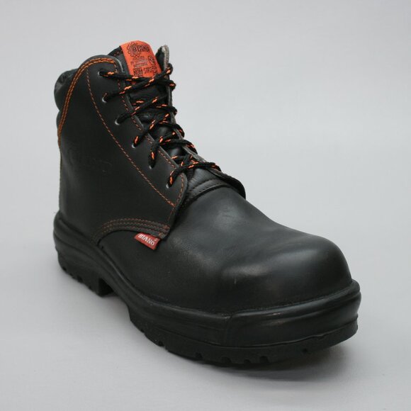 Biano Men's 29 Mexico (about 10 US) Calzado Black Ankle Safety-toe - Work Boots - Picture 1 of 12